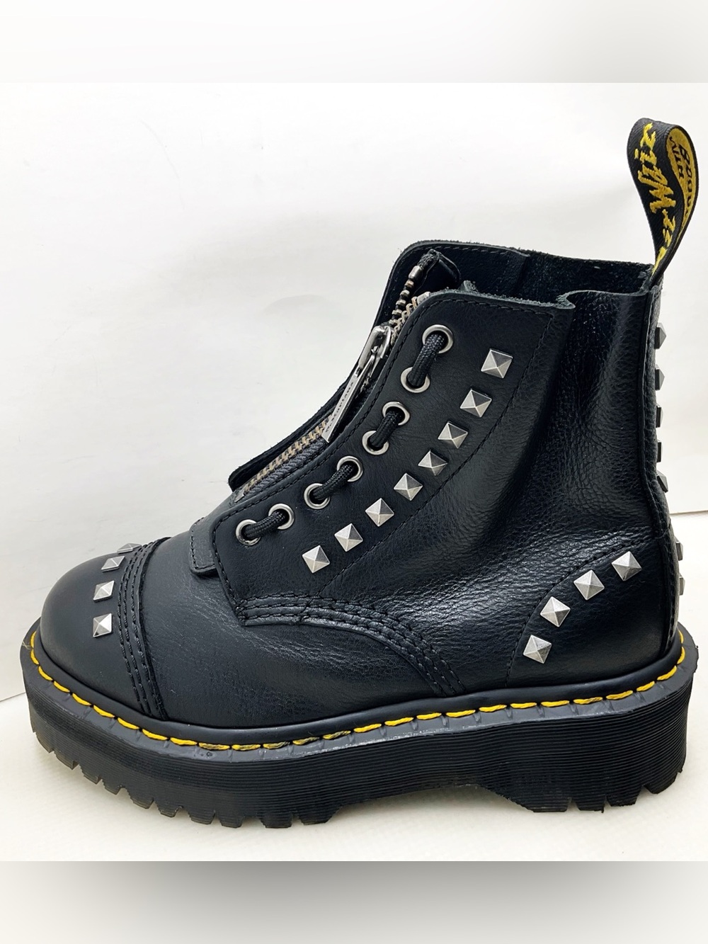 {Dr. Martens} Sinclair Studded Zip Combat Boots - Picture 6 of 16